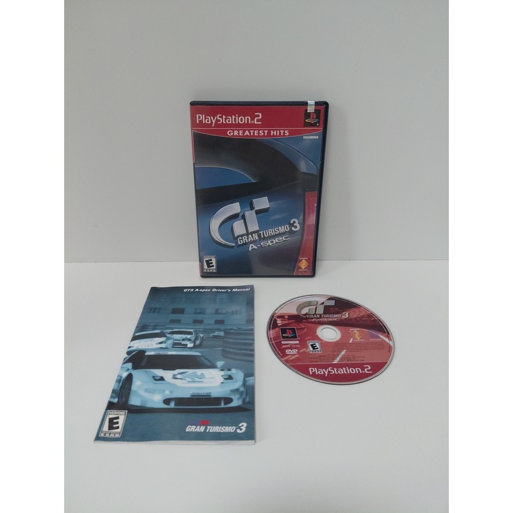 Gran Turismo 3 Sony PlayStation 2 PS2 Greatest Hits Complete W‎ Manual